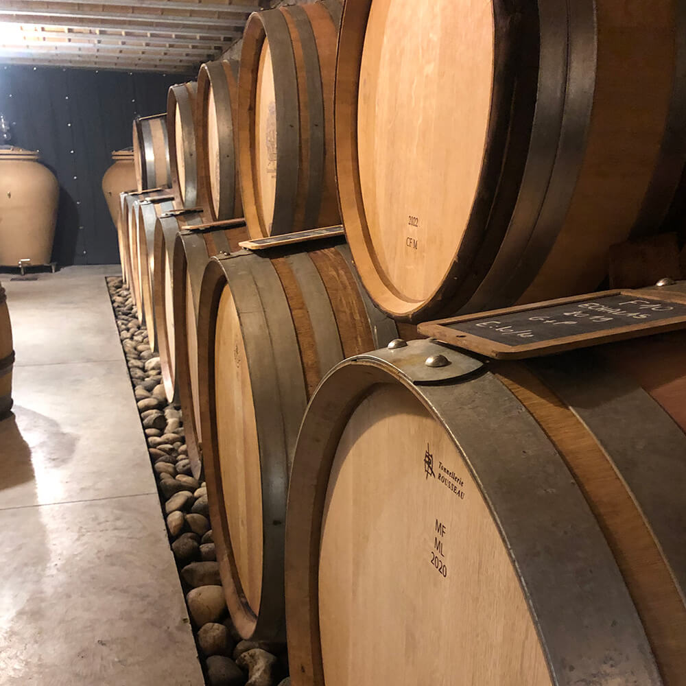 élevage du vin tonneau